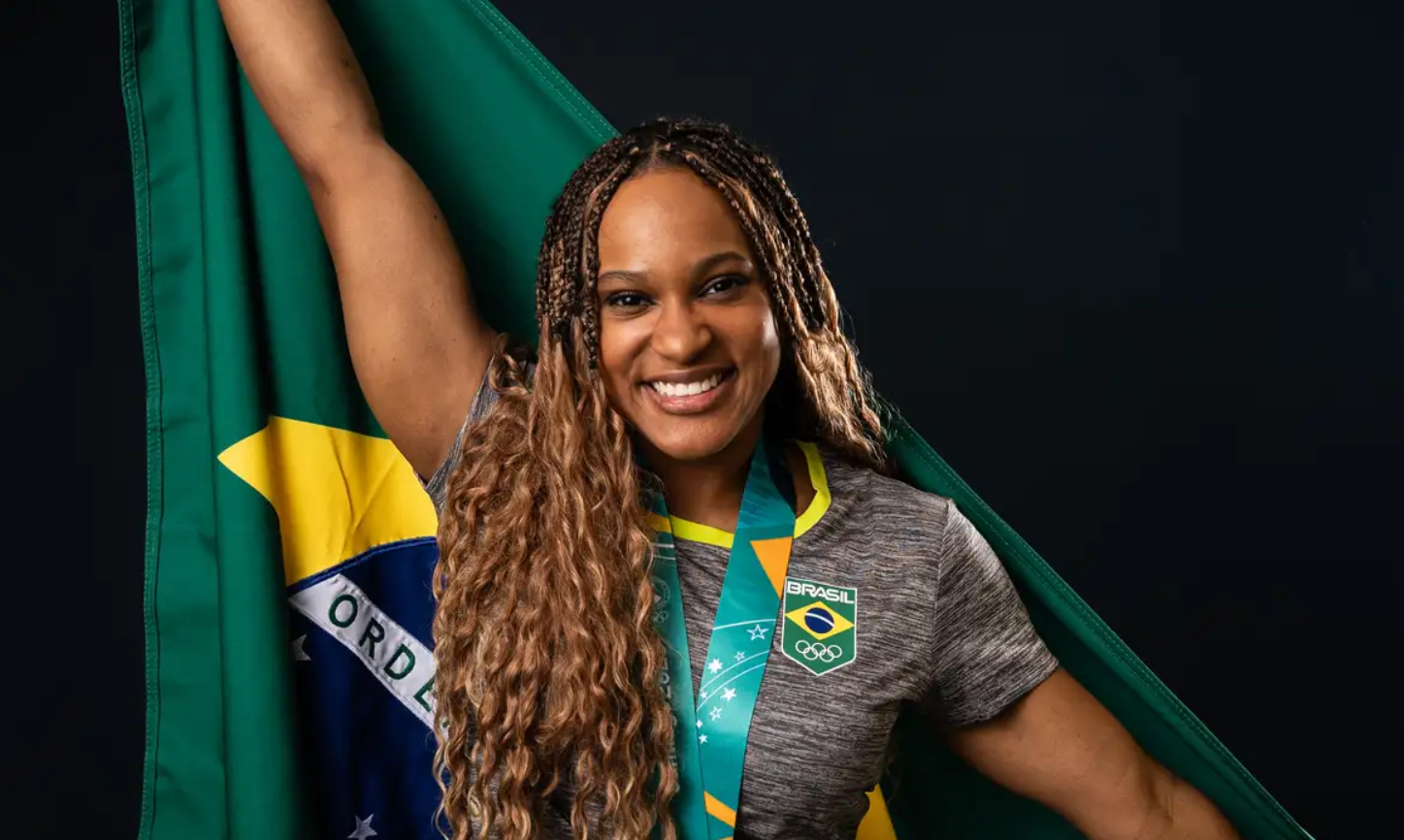 Rebeca Andrade Ã© prata no individual geral na ginÃ¡stica em Paris