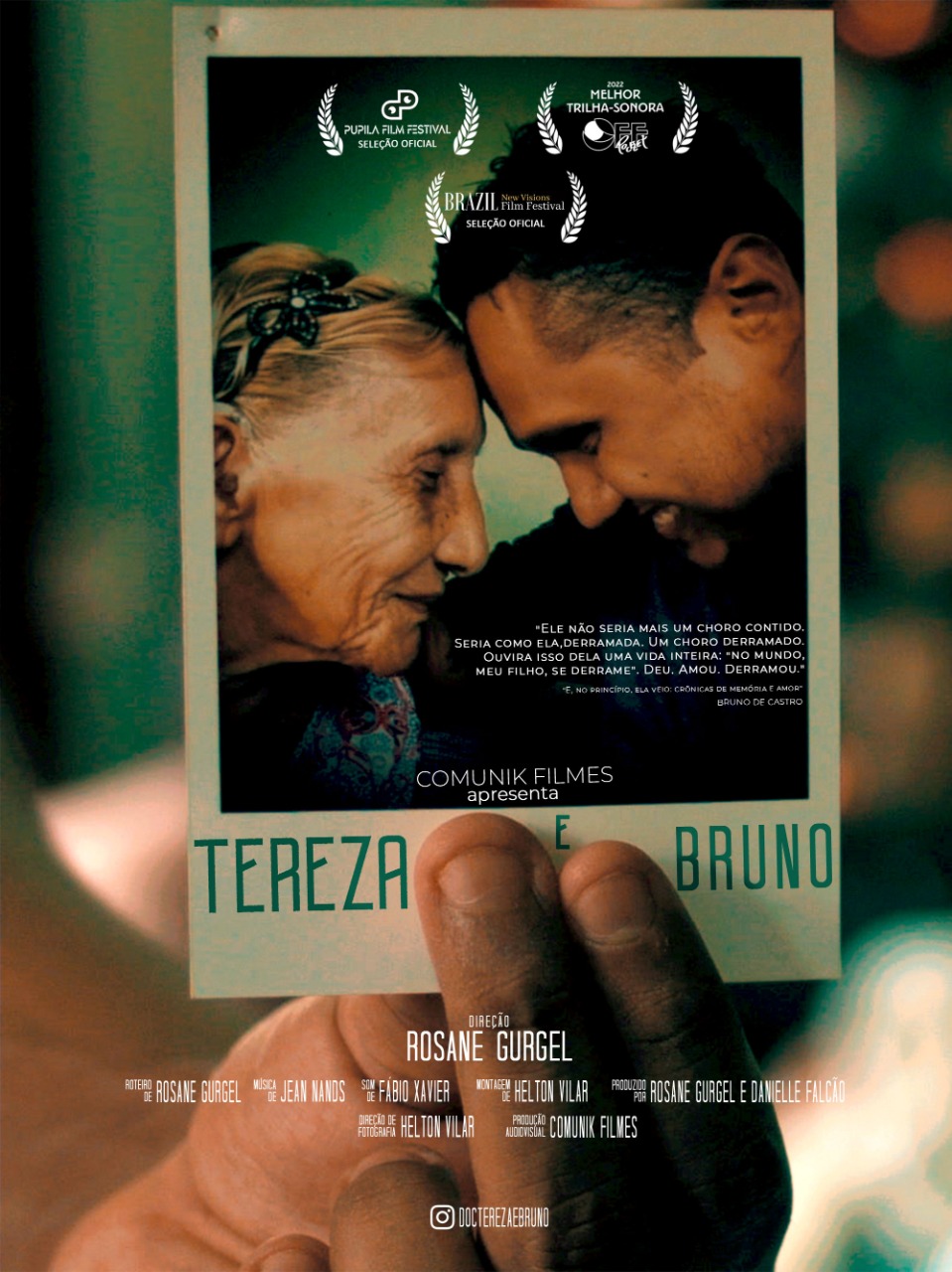Documentário cearense premiado no Brasil e internacionalmente “Tereza e Bruno” chega à plataforma gratuita Siara+
